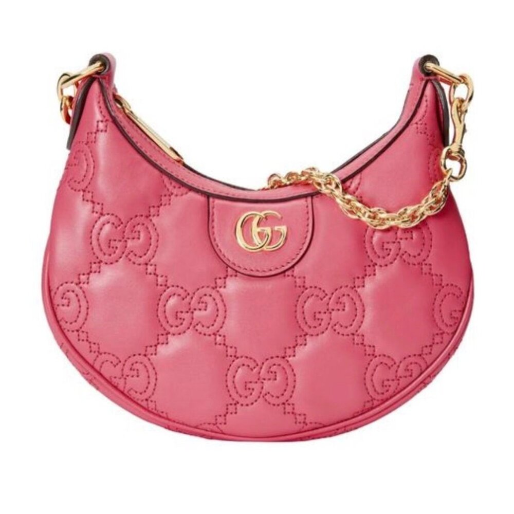 Gucci Matelasse Mini Pink Shoulder Bag